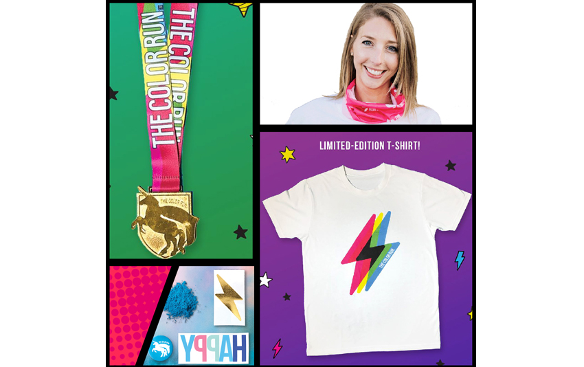 Melbourne Color Run Hero Tour poster 2018