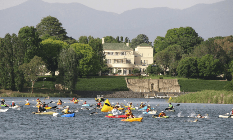 Sri Chinmoy National Capital Swim Canberra