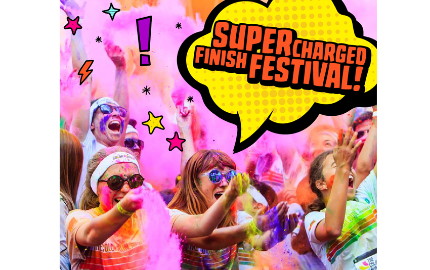 Melbourne Colour Run Hero Tour Poster v2 2018