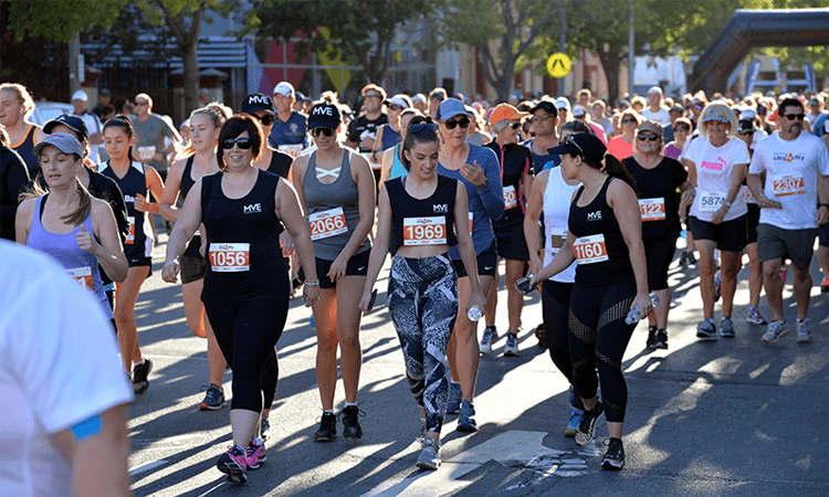 Hume Bank City2City Run Walk Albury New South Wales walkers