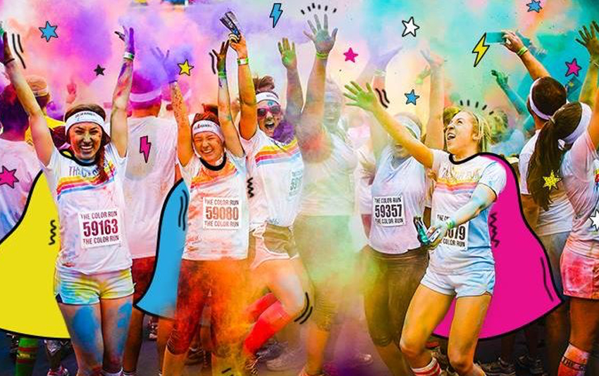 Melbourne Colour Run Hero Tour 2018