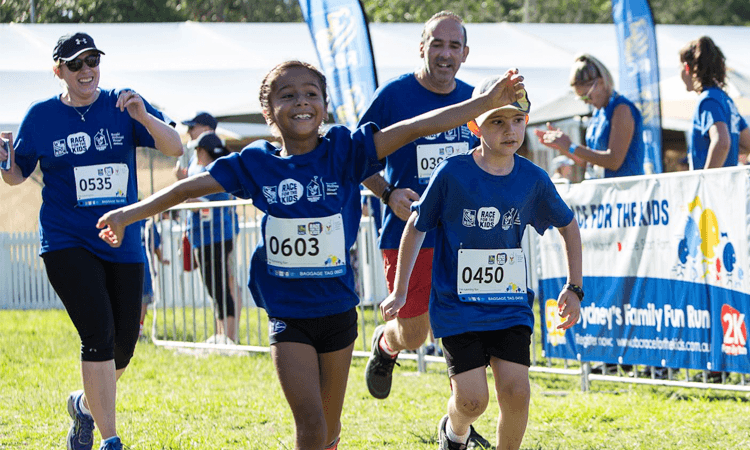 RBC Race for the Kids Sydney NSW 2019 finish