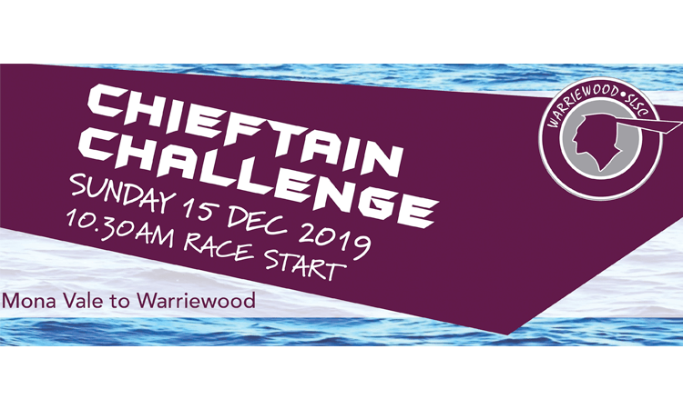 Chieftain Challenge Run Swim Run in Mona Vale Sydney logo 2019