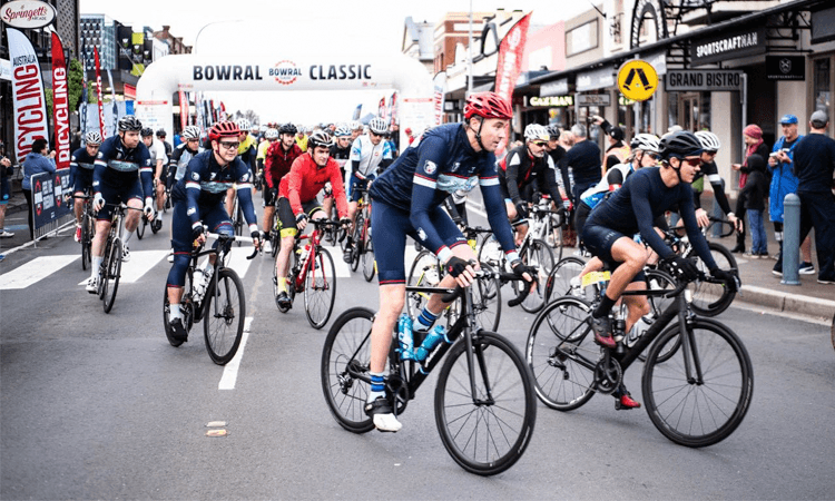 The Bowral Classic Bike Ride start