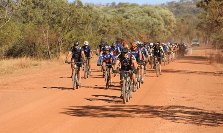 C2K Bike Ride QLD 2023 red earth
