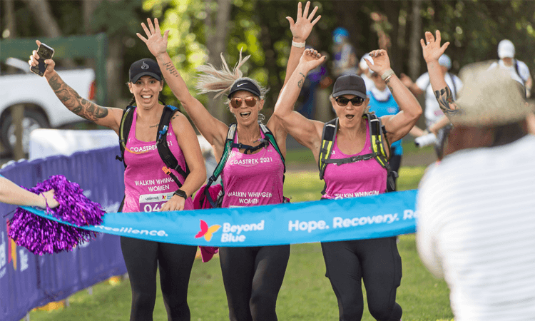 Coastrek Melbourne 2022 Mornington Peninsula finish line