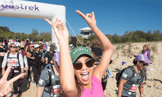 Coastrek Sunshine Coast Walk 2024 starting line