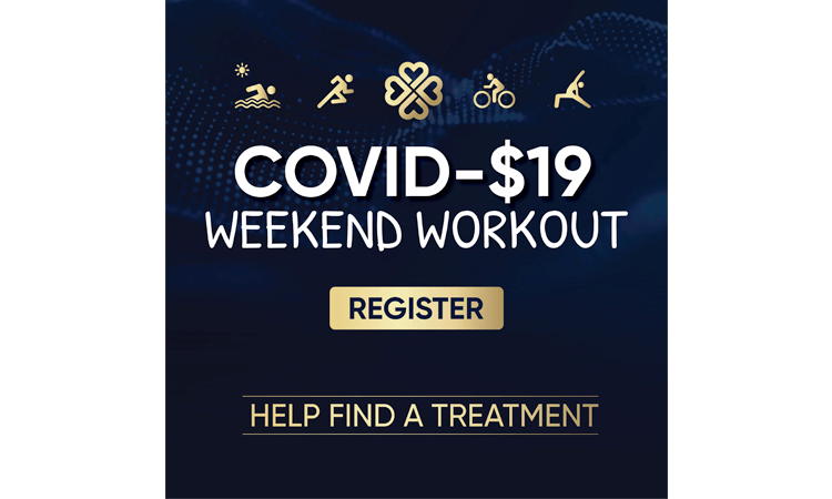 Covid $19 Weekend Workout Virtual Event fundraiser 