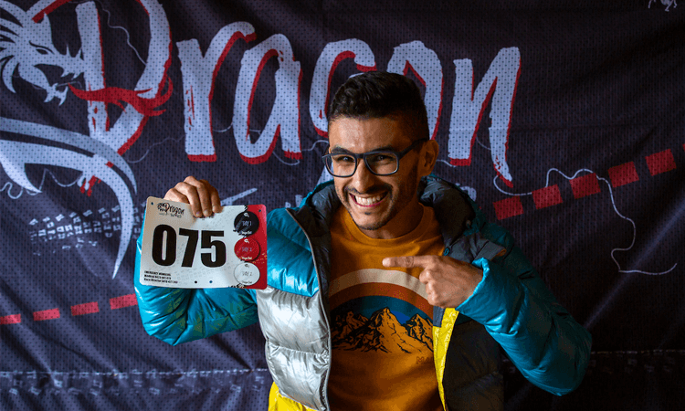 Dragon Trail XC MTB Race Tasmania excited rider