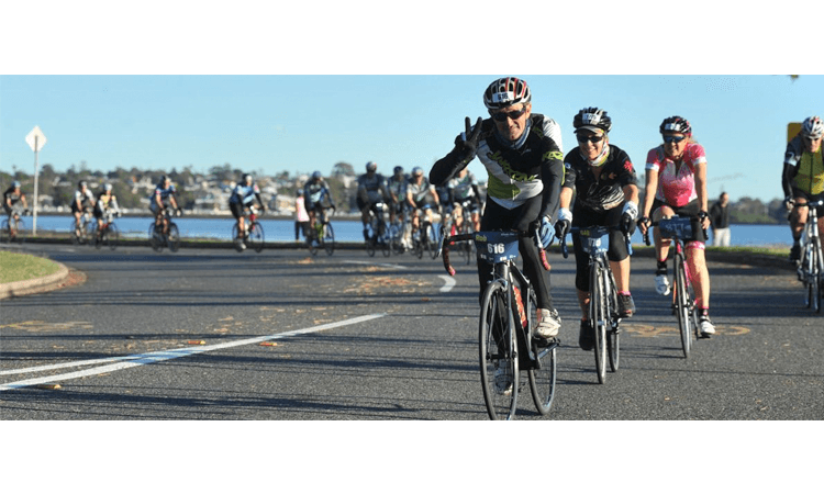 MS Brissie to the Bay Charity Ride Queensland 2022 peace