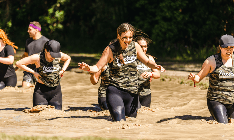 Raw Challenge Doylason NSW water obstacle