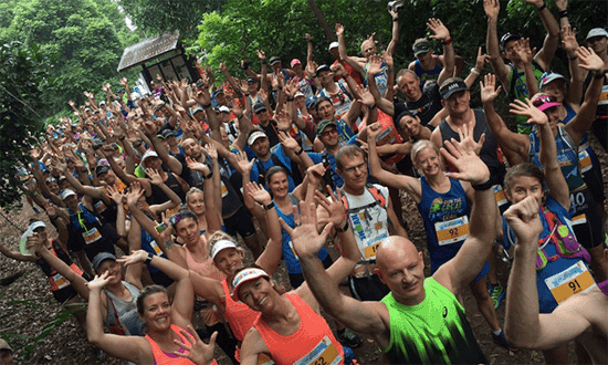 Run the Great Whitsunday Trail High fives