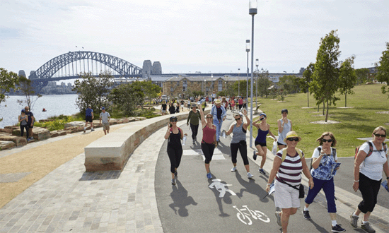 Seven Bridges Walk fundraising challenge for the Cancer Council in Sydney 550x330px