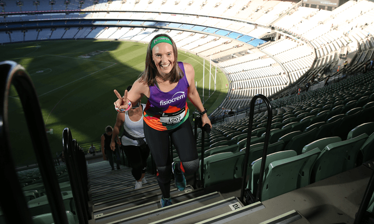 Stadium Stomp stair challenge MCG 2020 Melbourne high tiers