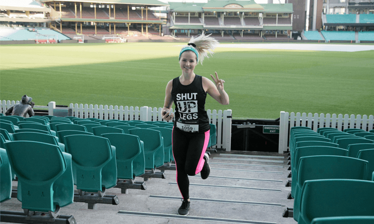 Stadium Stomp stair challenge SCG 2020 cricket field
