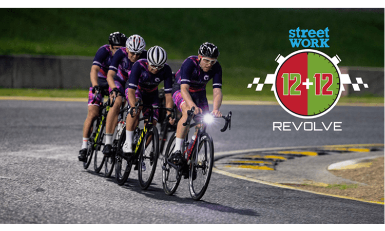 Streetwork 12+12 by Revolve 24 cycling fundraising challenge Sydney