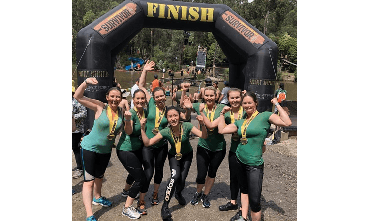 Summit Survivor Victoria Group pose