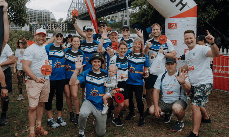 Walk for Awareness Mental Health Fundraising Walk 2023 finish line