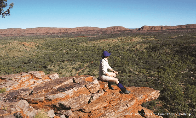 Team Vinnes Trek Larapinta May 2019 panorama